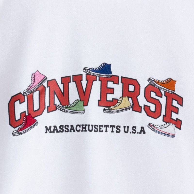 CONVERSE 裏毛シューズ刺繍トレーナー レディース商品画像-25