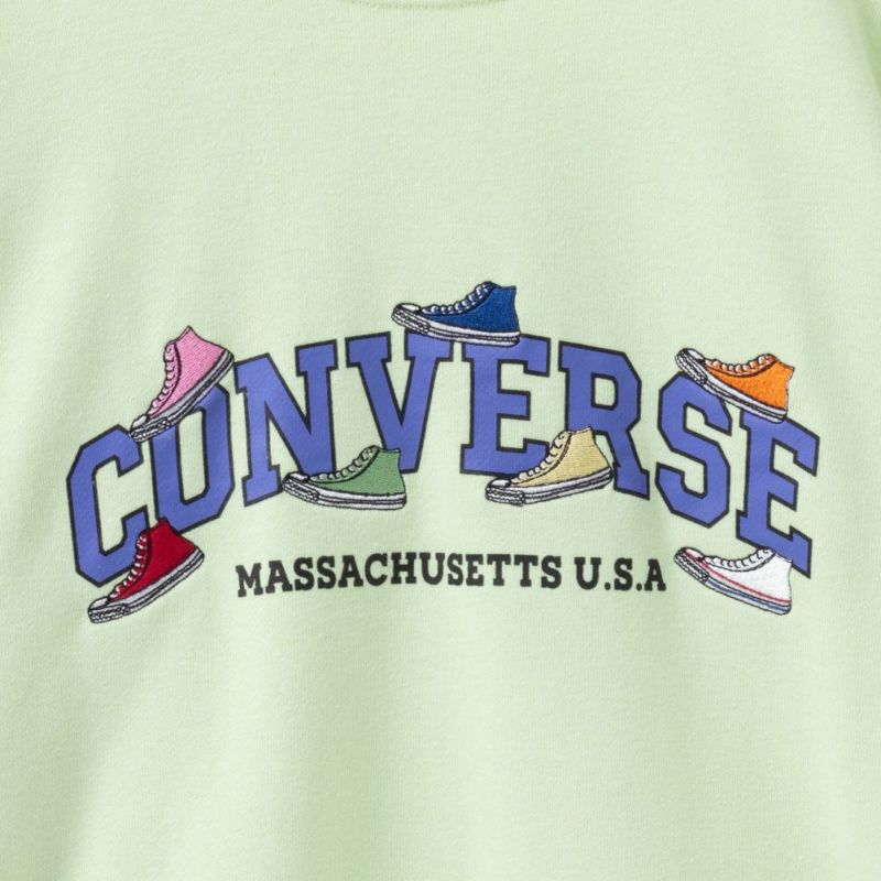 CONVERSE  裏毛シューズ刺繍トレーナー レディース商品画像-28