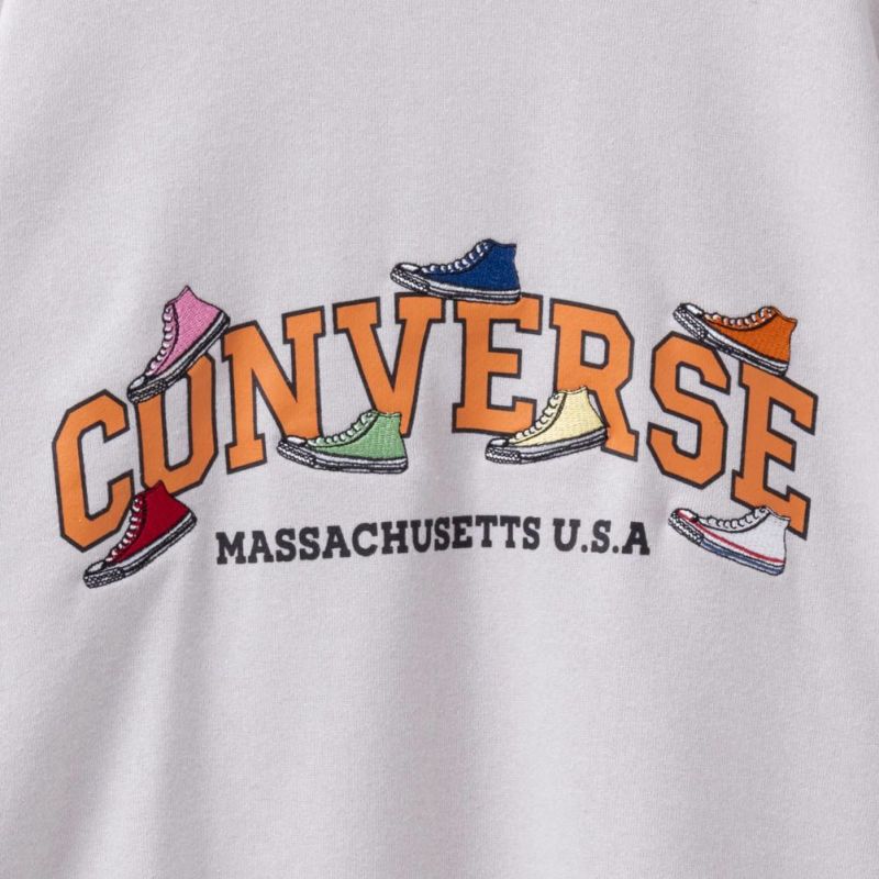 CONVERSE 裏毛シューズ刺繍トレーナー レディース商品画像-30