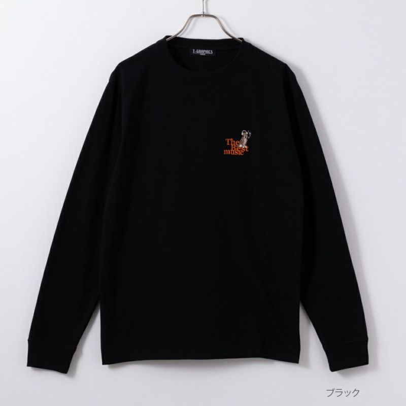 T-GRAPHICS  アニマルワンポイント長袖Tシャツ メンズ商品画像-2