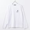T-GRAPHICS ヒゲおじさんワンポイント刺繍長袖Tシャツ メンズ商品サムネイル-1