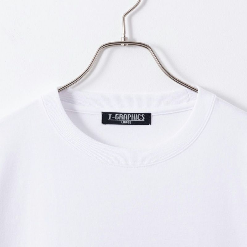 T-GRAPHICS  ヒゲおじさんワンポイント刺繍長袖Tシャツ メンズ商品画像-7