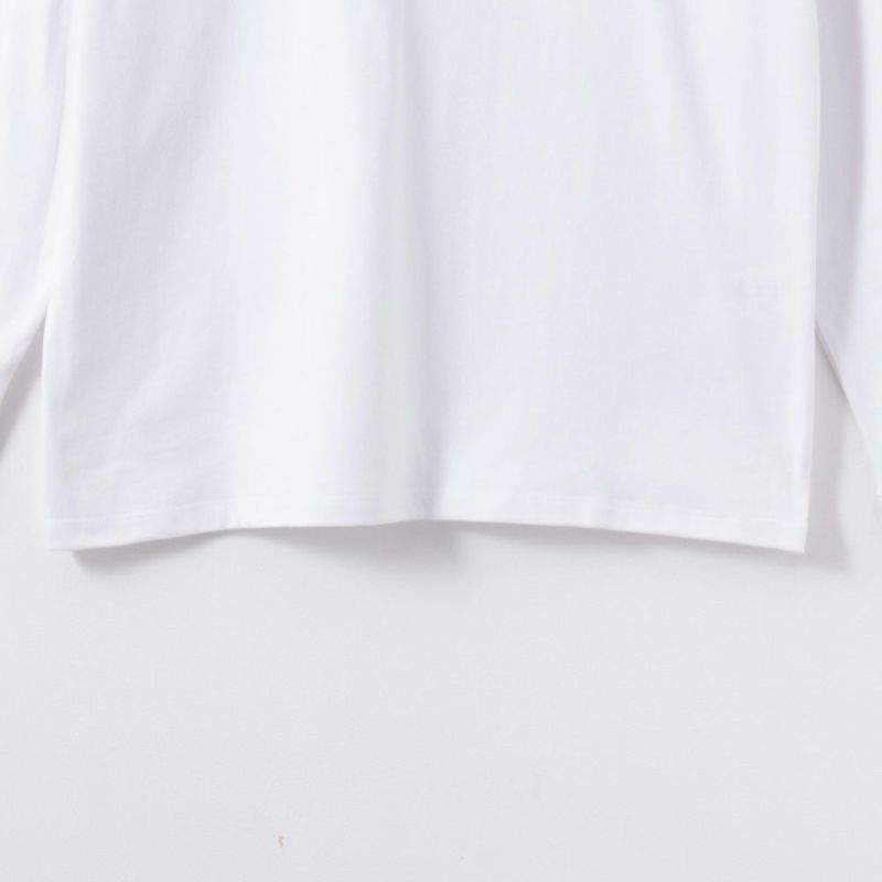 T-GRAPHICS  ヒゲおじさんワンポイント刺繍長袖Tシャツ メンズ商品画像-9