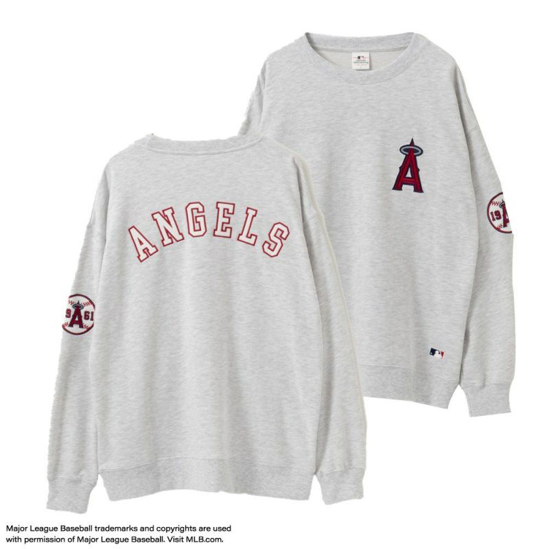 MLB  ワッペンクルーネックスウェット メンズ商品画像-1