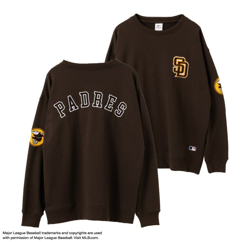 MLB ワッペンクルーネックスウェット メンズ商品サムネイル-5