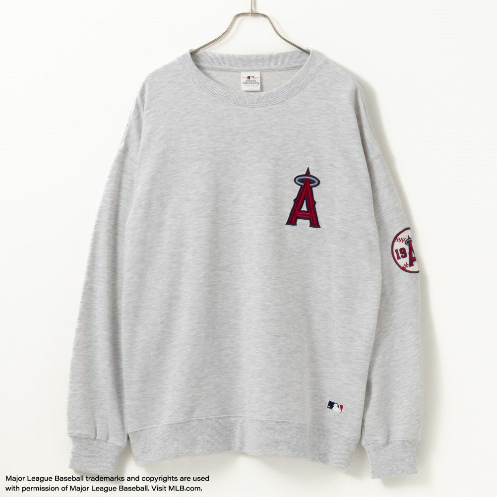 MLB ワッペンクルーネックスウェット メンズ
