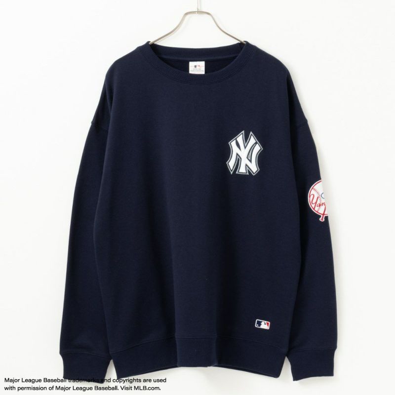 MLB  ワッペンクルーネックスウェット メンズ商品画像-12
