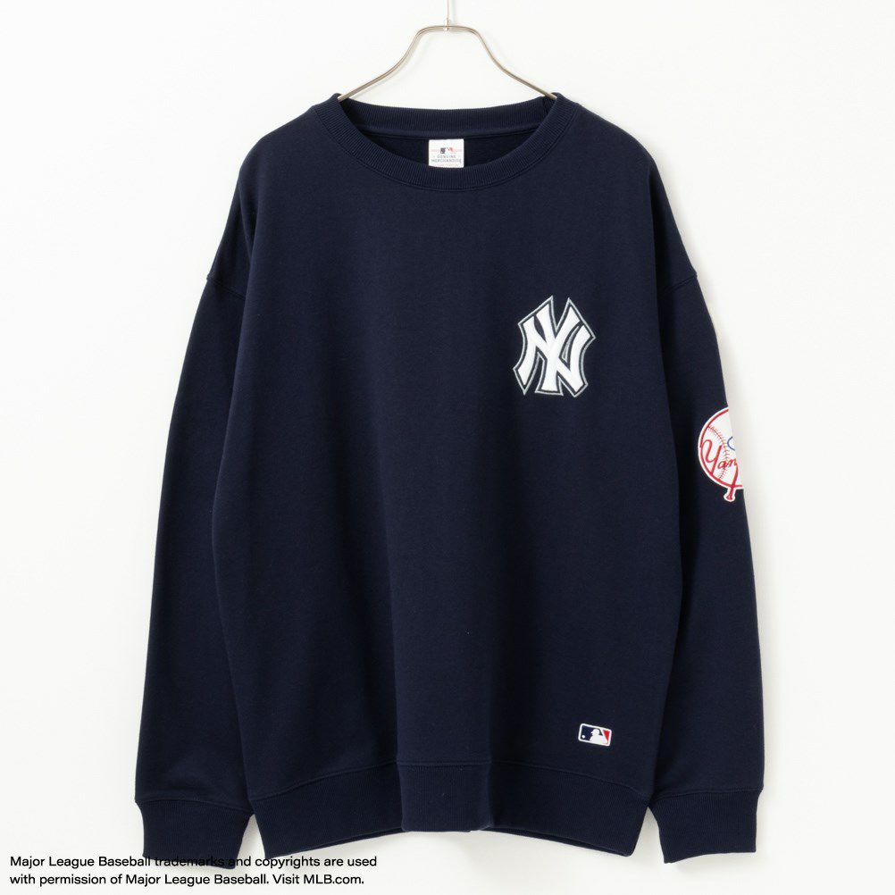 MLB ワッペンクルーネックスウェット メンズ商品サムネイル-12