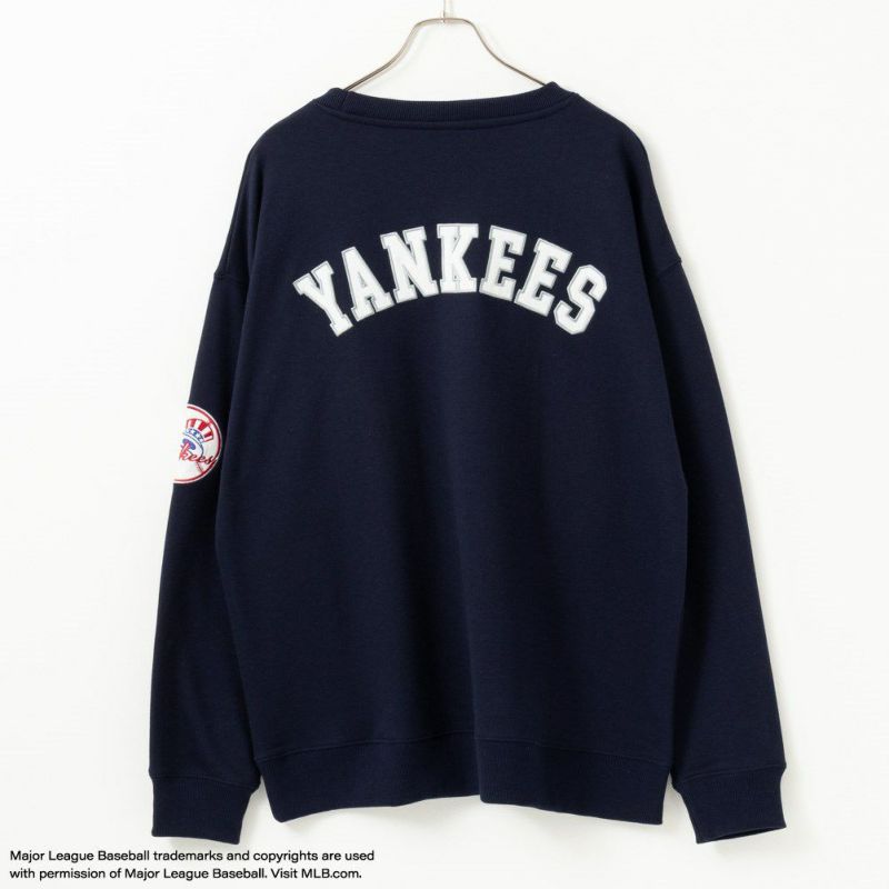 MLB  ワッペンクルーネックスウェット メンズ商品画像-13