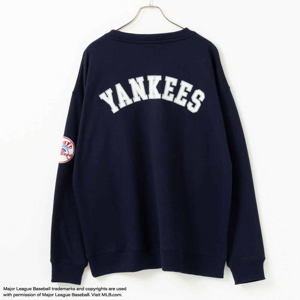 MLB  ワッペンクルーネックスウェット メンズ商品サムネイル-13