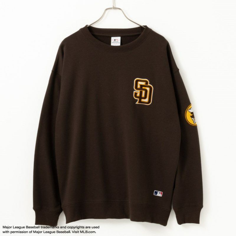 MLB  ワッペンクルーネックスウェット メンズ商品画像-14