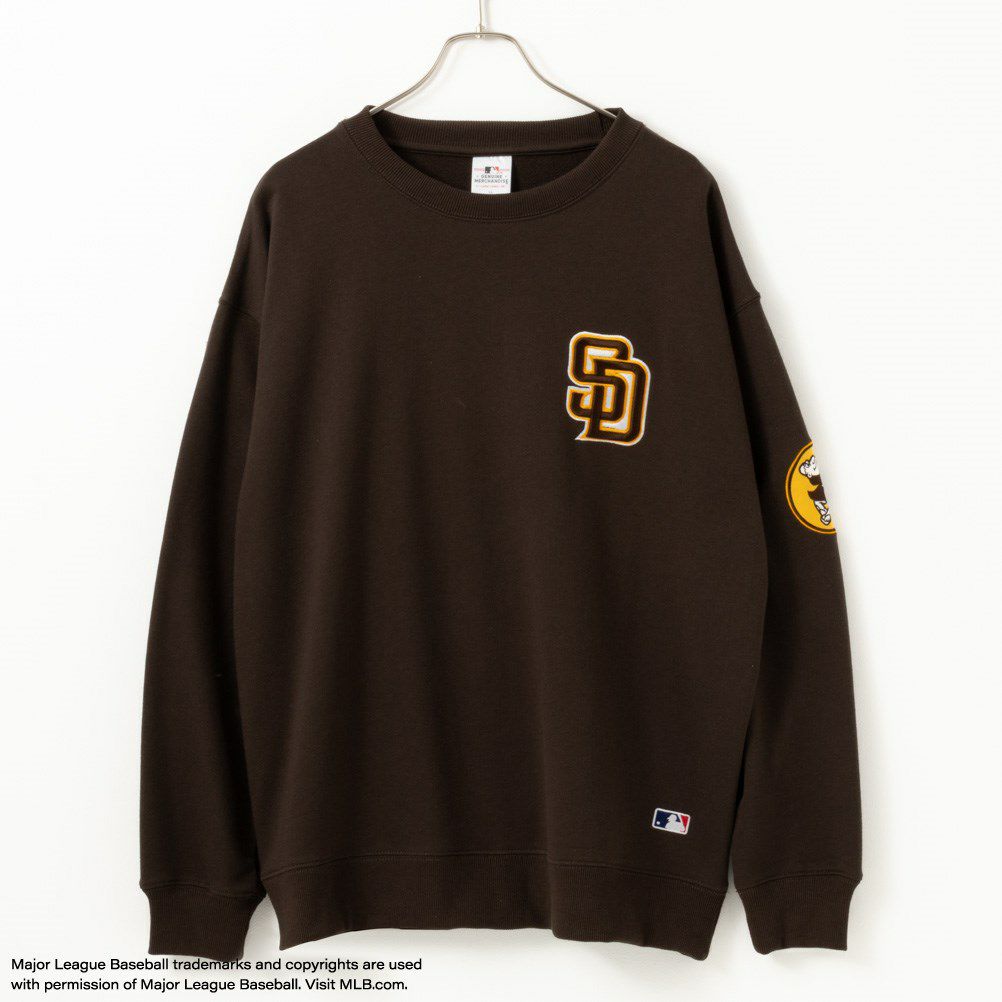 MLB ワッペンクルーネックスウェット メンズ商品サムネイル-14