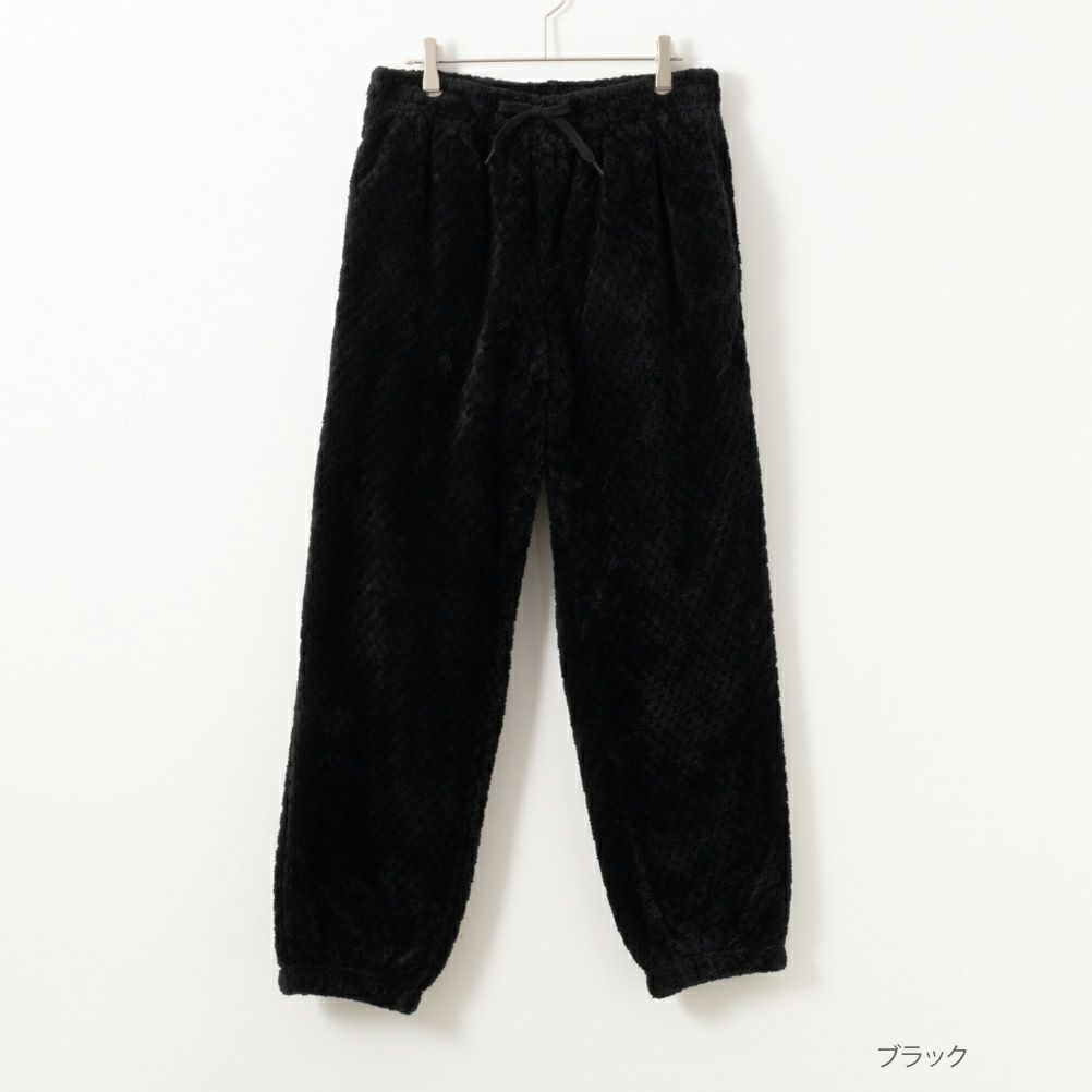 NAVY パイナップルボアイージーパンツ メンズ