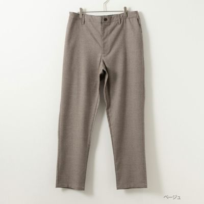 NAVY  ウールタッチテーパードパンツ メンズ