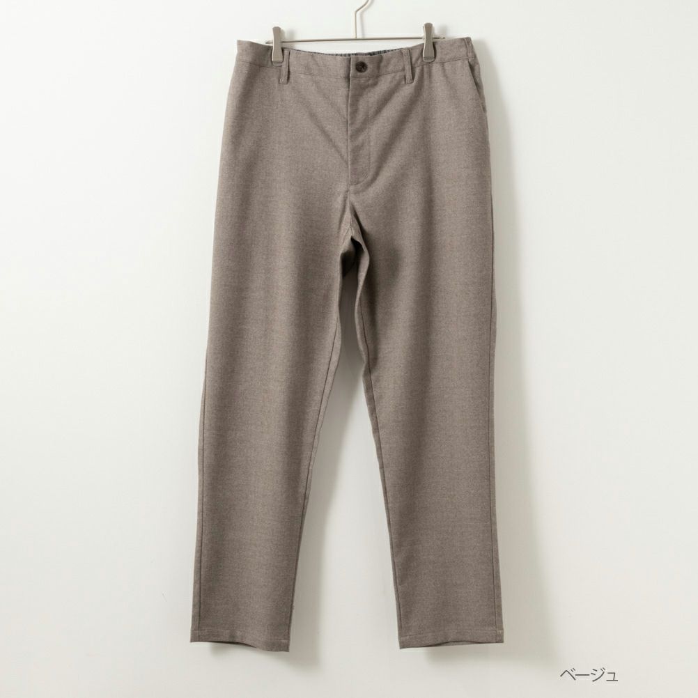 NAVY  ウールタッチテーパードパンツ メンズ商品サムネイル-1