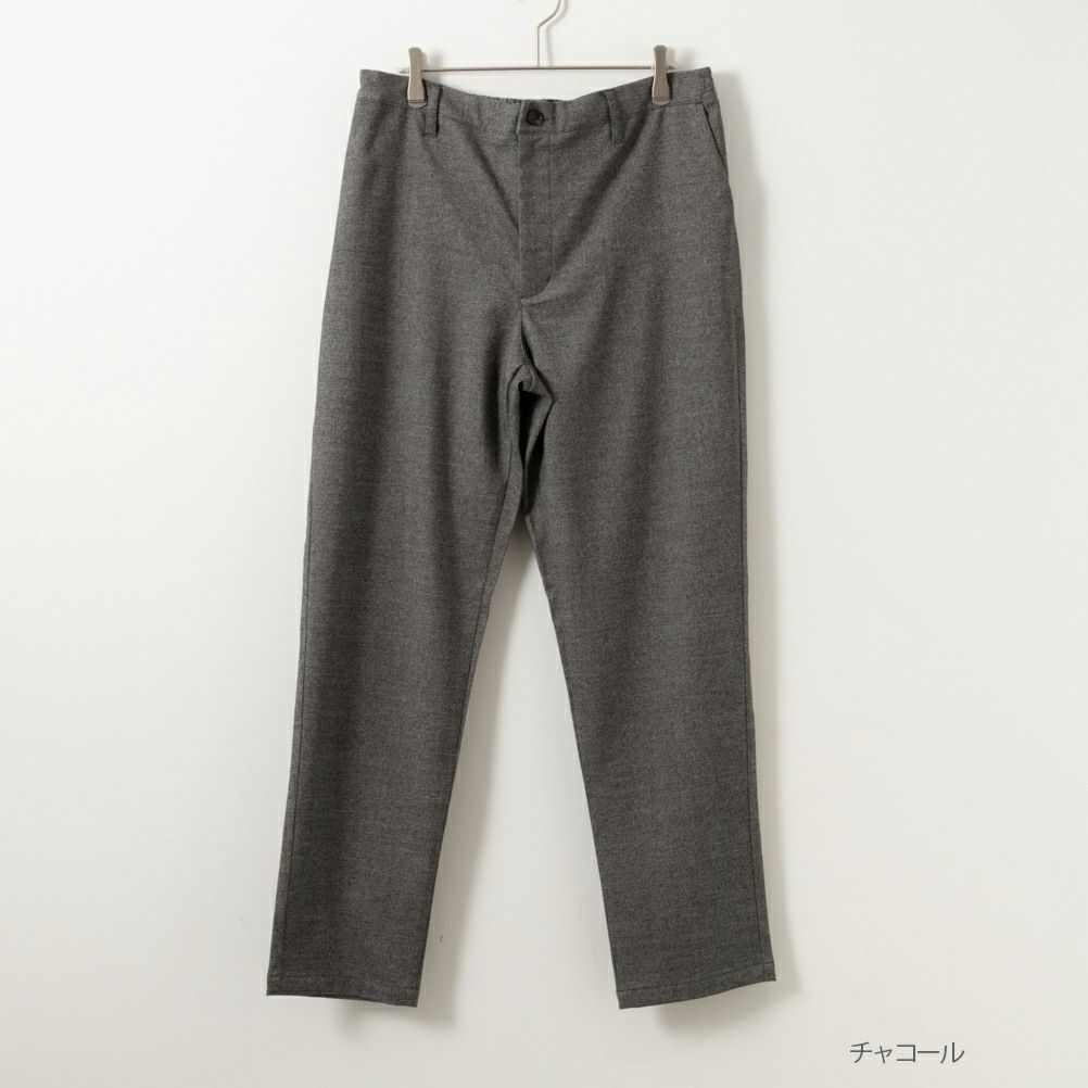 NAVY  ウールタッチテーパードパンツ メンズ商品サムネイル-2