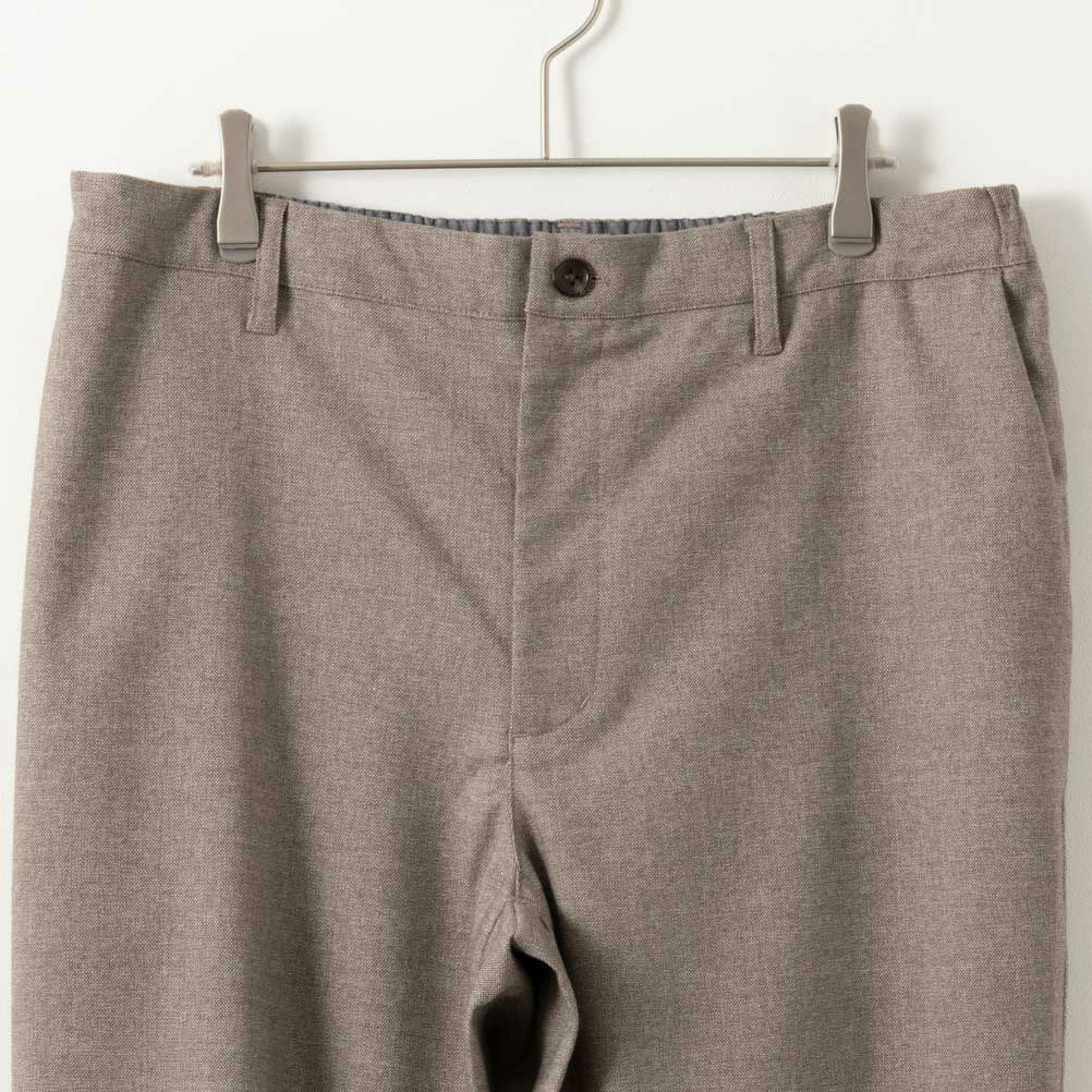 NAVY ウールタッチテーパードパンツ メンズ