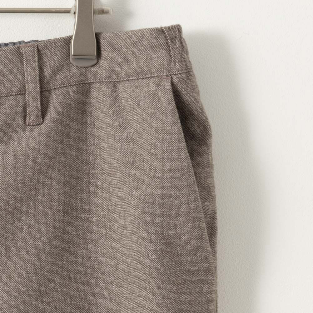 NAVY ウールタッチテーパードパンツ メンズ