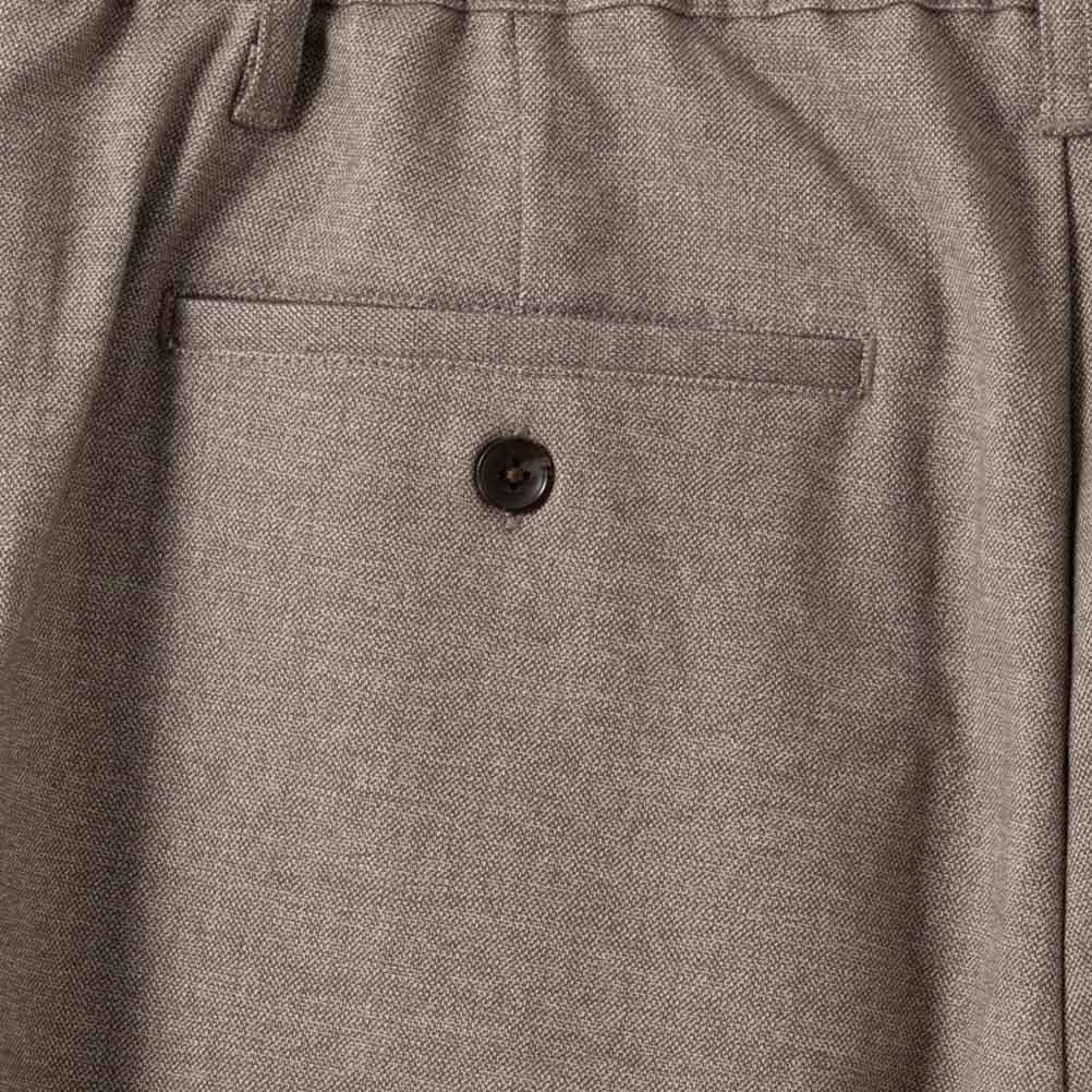 NAVY ウールタッチテーパードパンツ メンズ