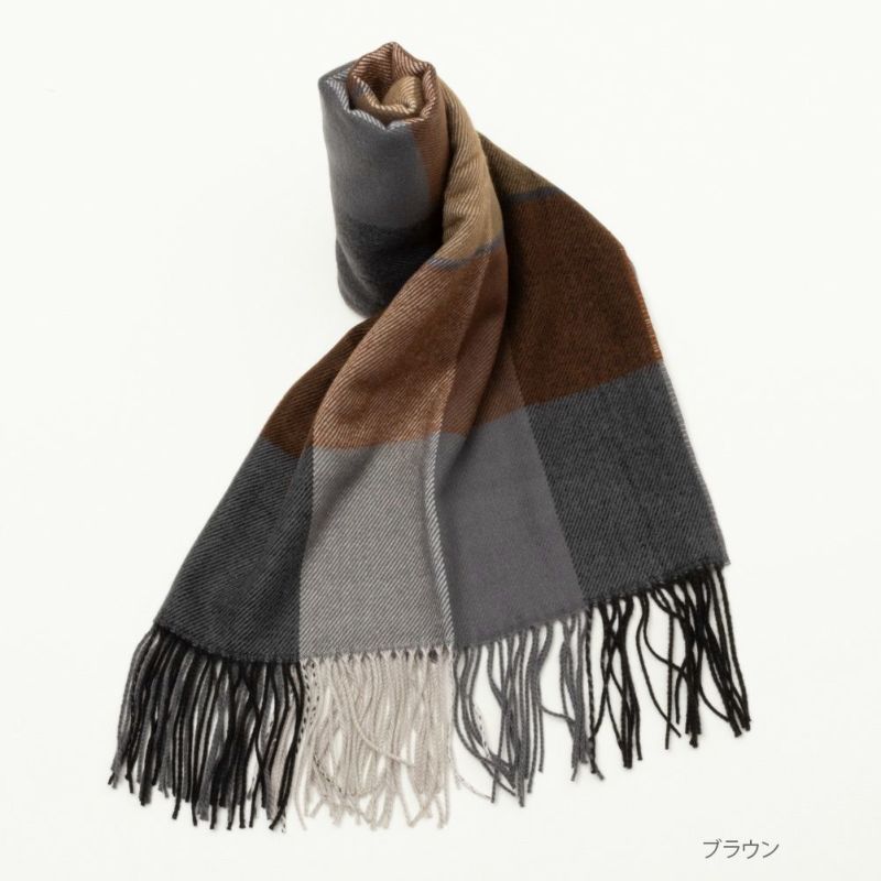 NAVY  チェックマフラー メンズ商品画像-3