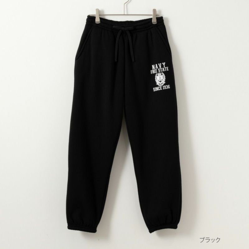 NAVY  裏ボアスウェットパンツ レディース商品画像-1