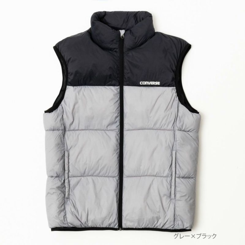CONVERSE 切替中綿ベスト メンズ商品画像-2