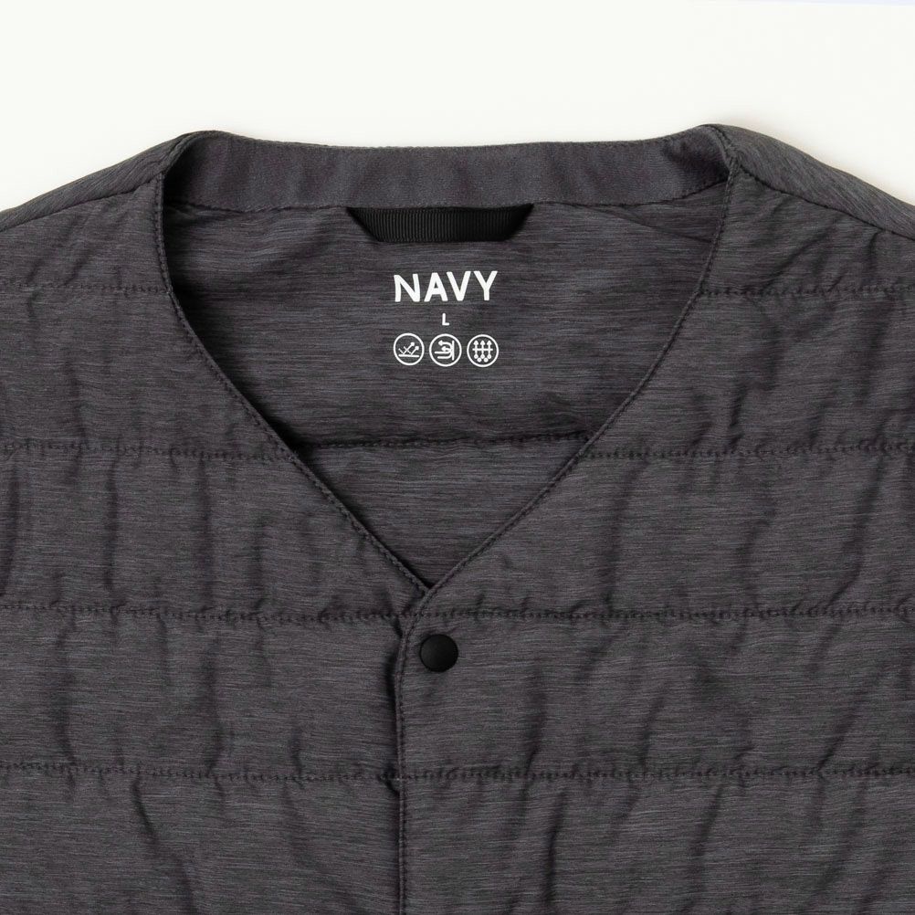 NAVY 20Dナイロンインナー中綿ベスト メンズ