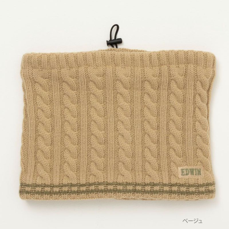 EDWIN  ケーブル編みネックウォーマー メンズ商品画像-3