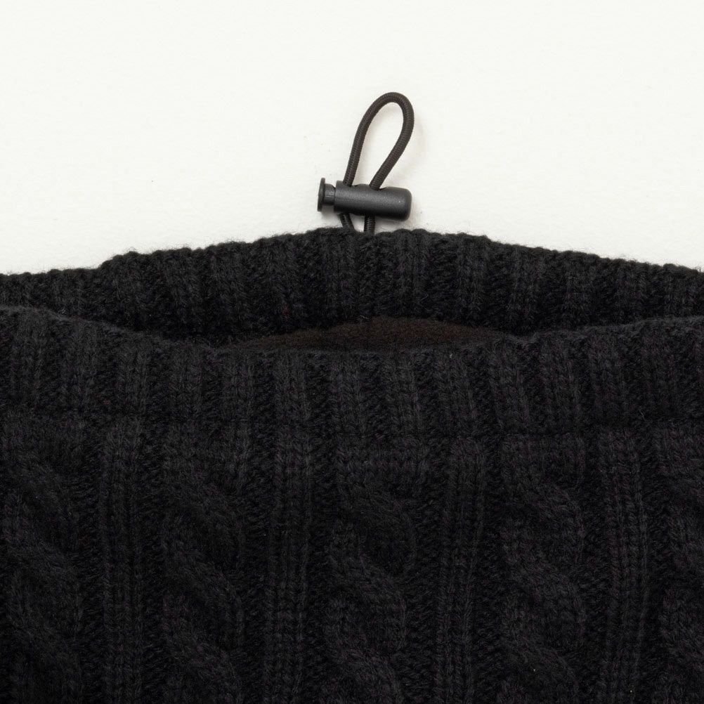 EDWIN ケーブル編みネックウォーマー メンズ