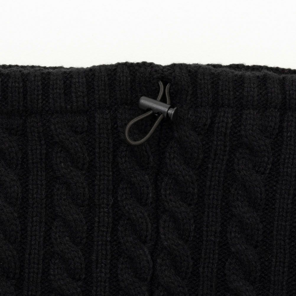 EDWIN ケーブル編みネックウォーマー メンズ