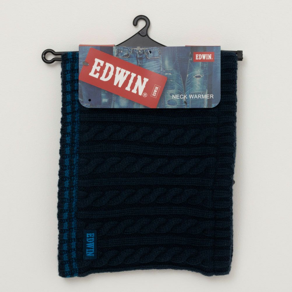 EDWIN ケーブル編みネックウォーマー メンズ商品画像-10