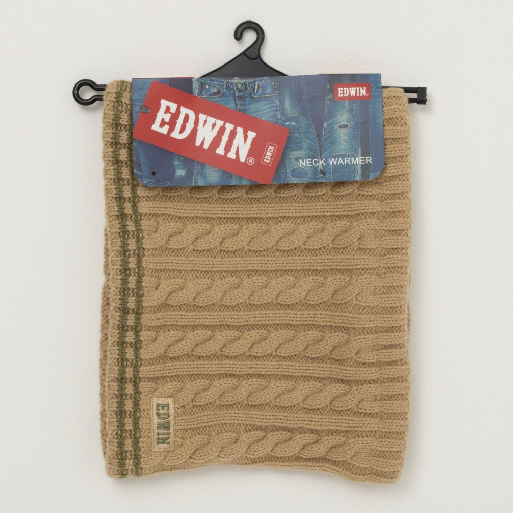 EDWIN ケーブル編みネックウォーマー メンズ商品画像-11