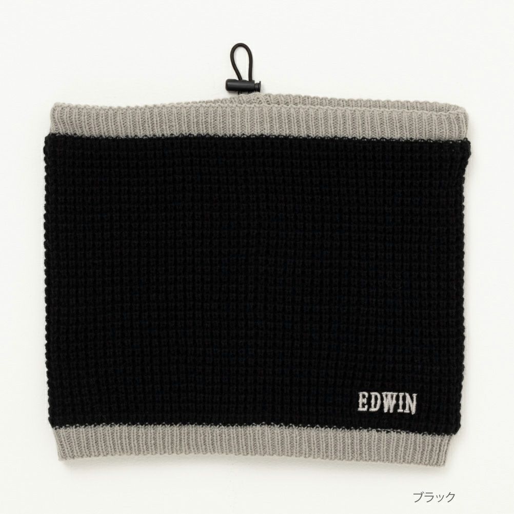 EDWIN  ワッフルリブネックウォーマー メンズ商品画像-1