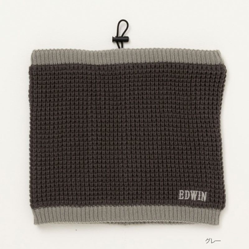 EDWIN  ワッフルリブネックウォーマー メンズ商品画像-2