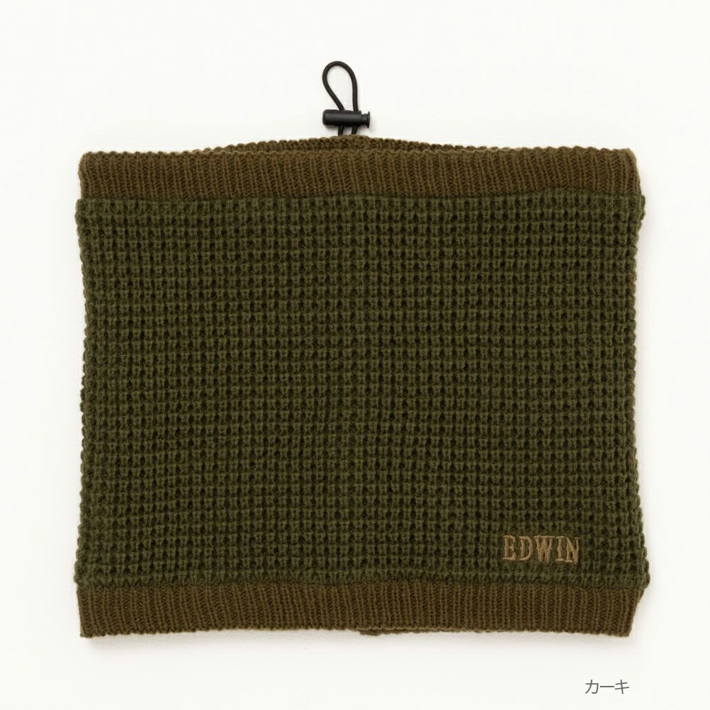 EDWIN  ワッフルリブネックウォーマー メンズ商品画像-3