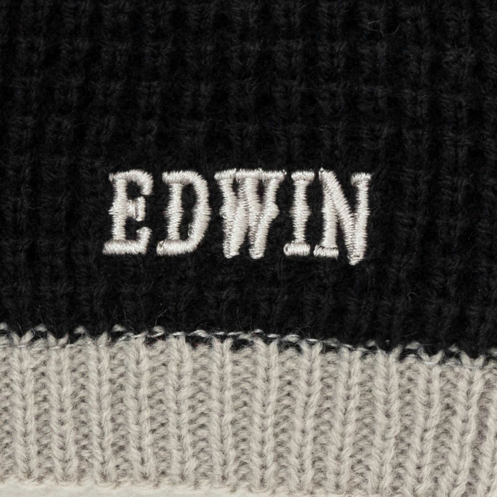 EDWIN ワッフルリブネックウォーマー メンズ