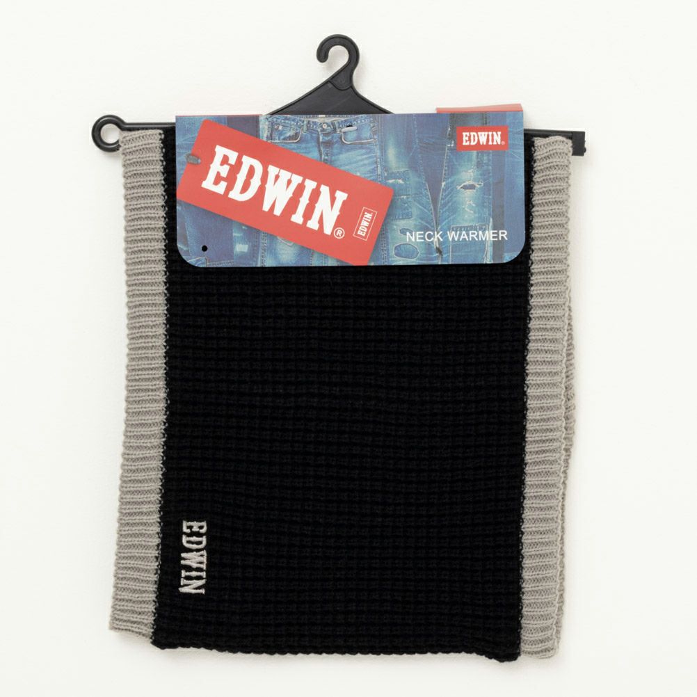 EDWIN ワッフルリブネックウォーマー メンズ