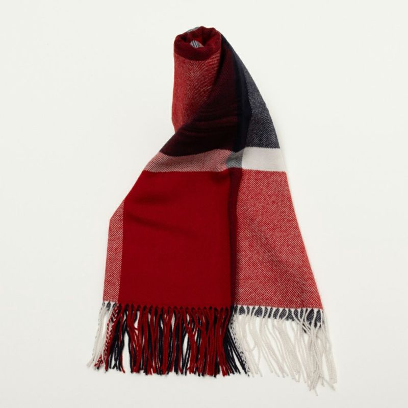 NAVY チェック柄マフラー レディース商品画像-5