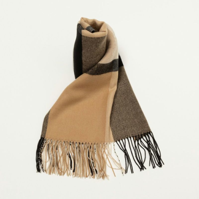 NAVY  チェック柄マフラー レディース商品画像-6