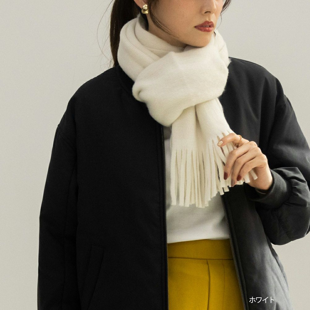 NAVY  ラッセルマフラー レディース商品画像-1