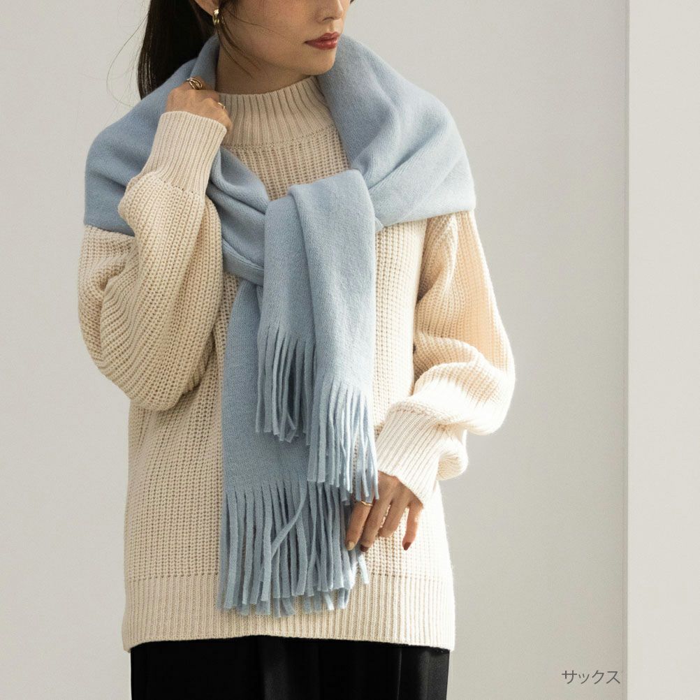 NAVY  ラッセルマフラー レディース商品サムネイル-2
