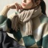 NAVY ラッセルマフラー レディース