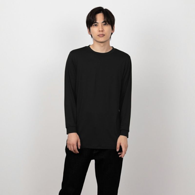 [値下げ]MAC HEAT  クルーネック9分袖インナーシャツ メンズ メール便 対応商品商品画像-3