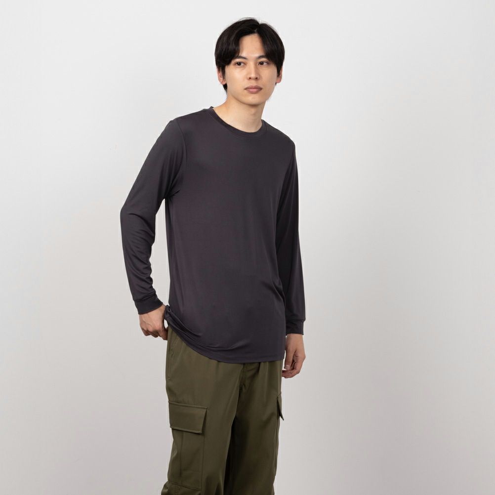 [期間限定価格]MAC HEAT  クルーネック9分袖インナーシャツ メンズ メール便 対応商品商品画像-6