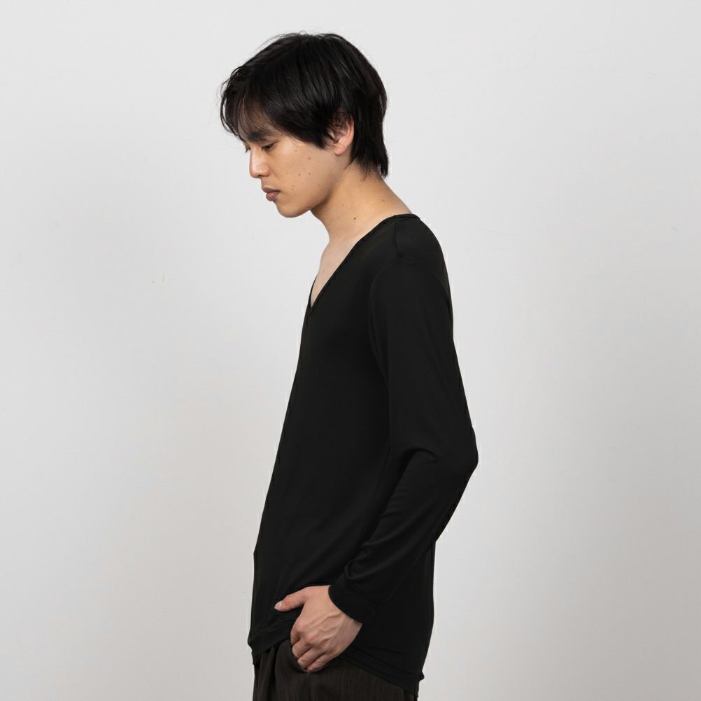 MAC HEAT Vネック9分袖インナーシャツ メンズ ネコポス 対応商品