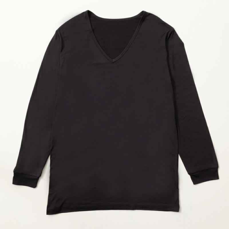 MAC HEAT  Vネック9分袖インナーシャツ メンズ メール便 対応商品商品画像-8