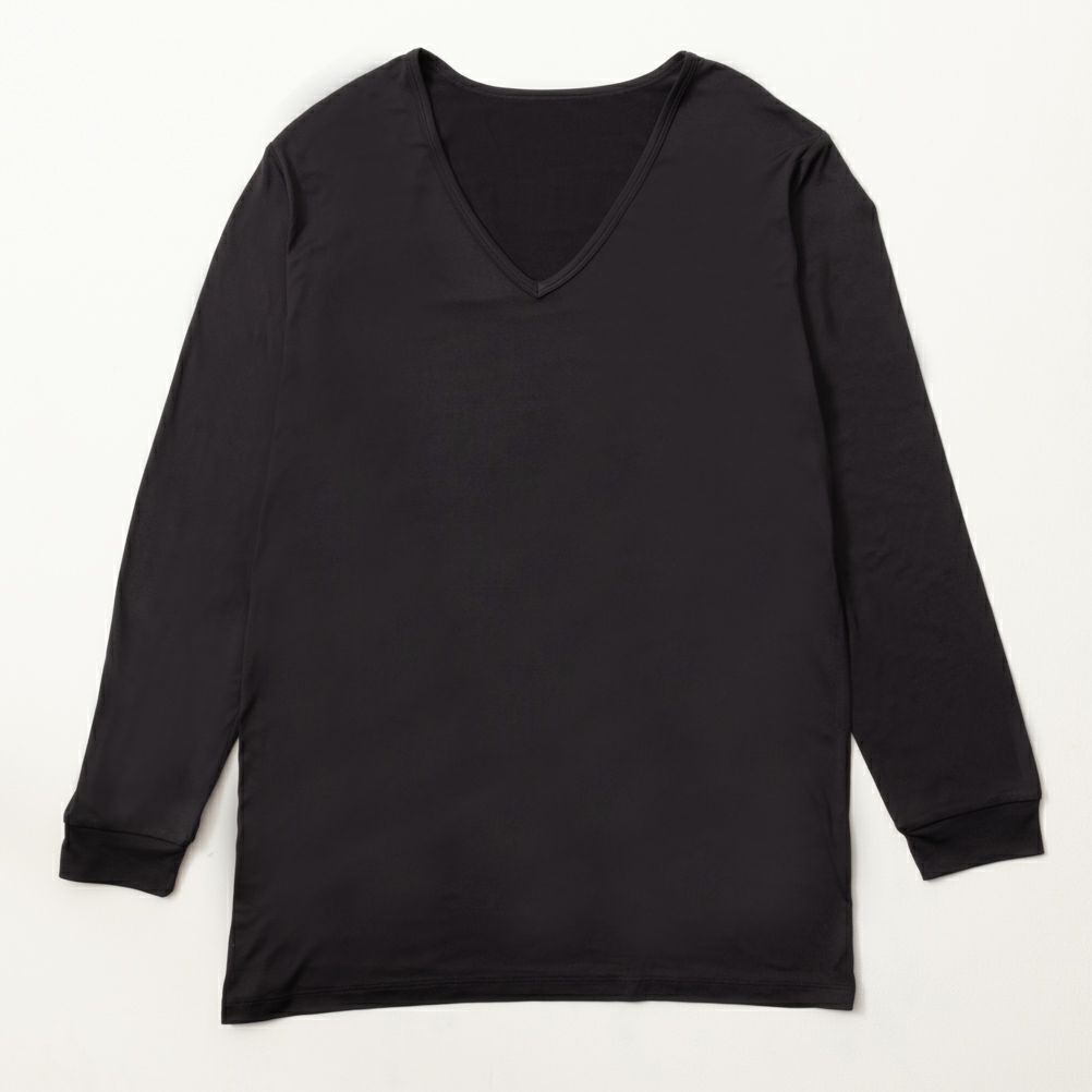 MAC HEAT Vネック9分袖インナーシャツ メンズ メール便 対応商品商品サムネイル-8
