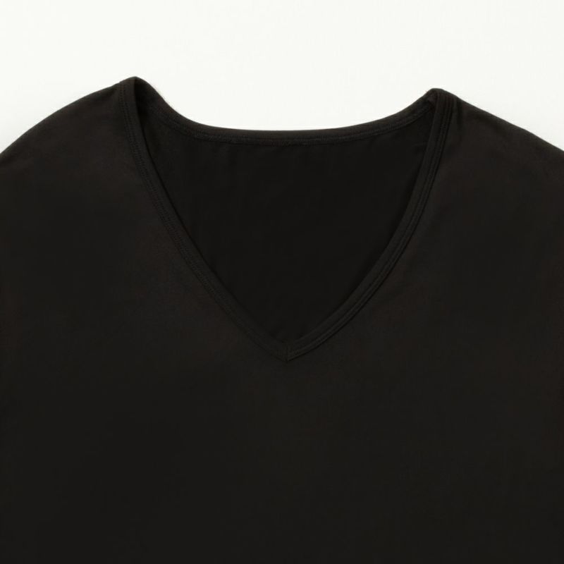 MAC HEAT Vネック9分袖インナーシャツ メンズ ネコポス 対応商品