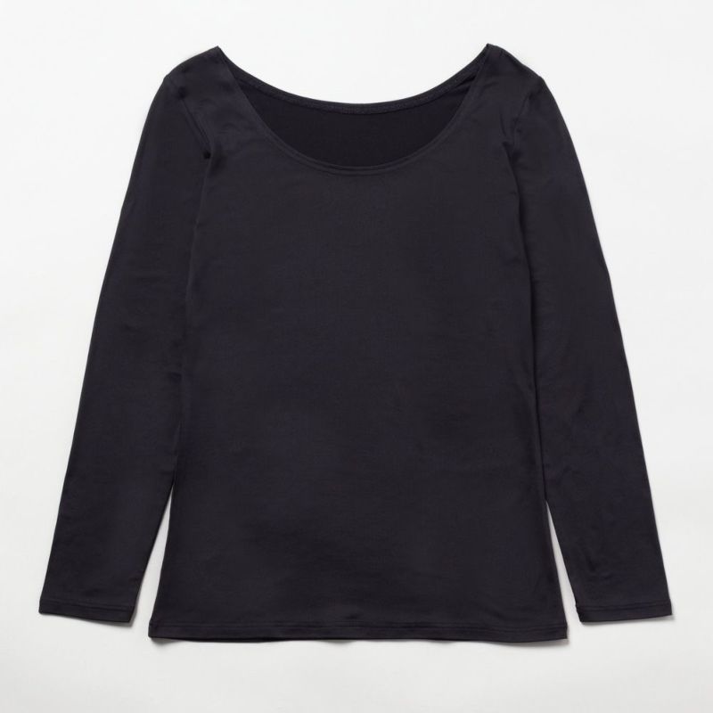 [期間限定価格]MAC HEAT  Uネック8分袖インナーシャツ レディース メール便 対応商品商品画像-9