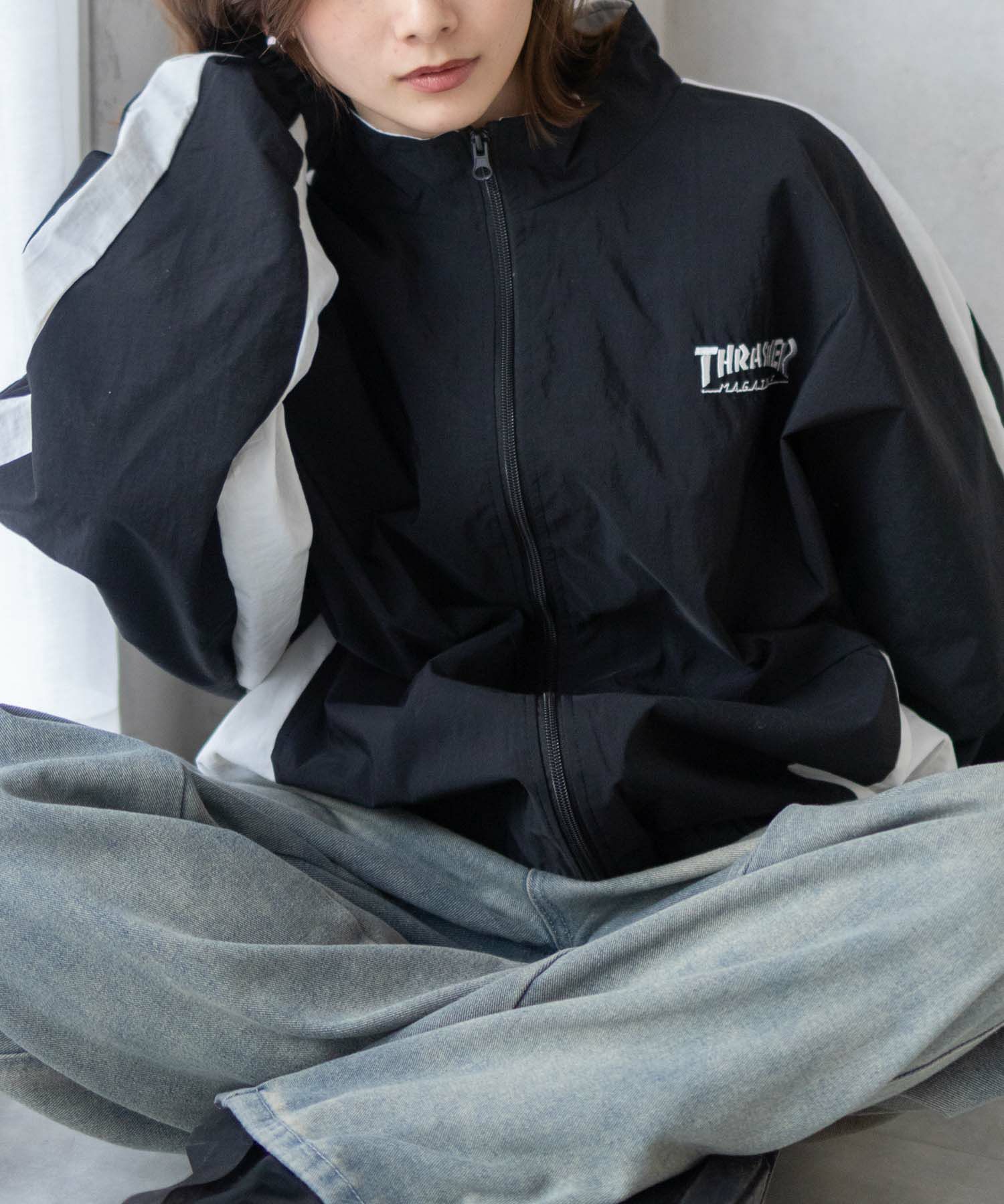 [期間限定価格]【オンラインストア限定】THRASHER  裏メッシュブルゾン メンズ商品サムネイル-2